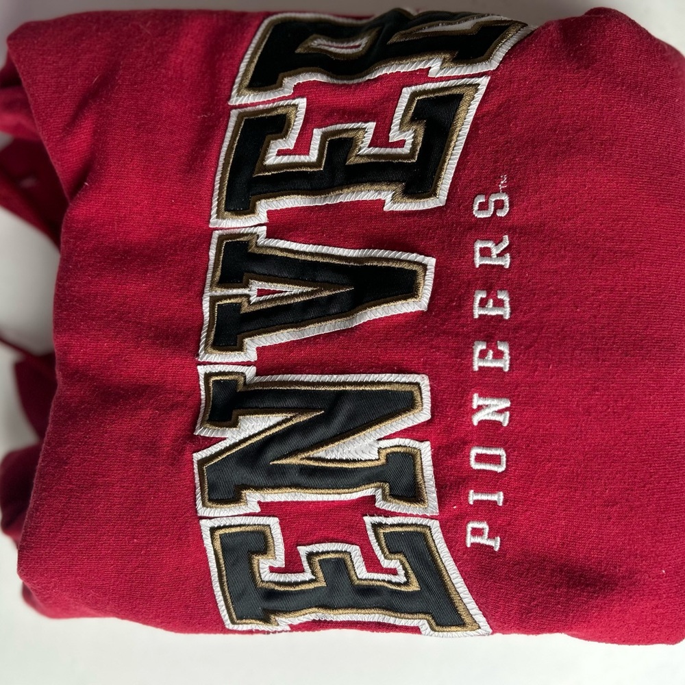 2 items, sweatshirt & waffle shirt
